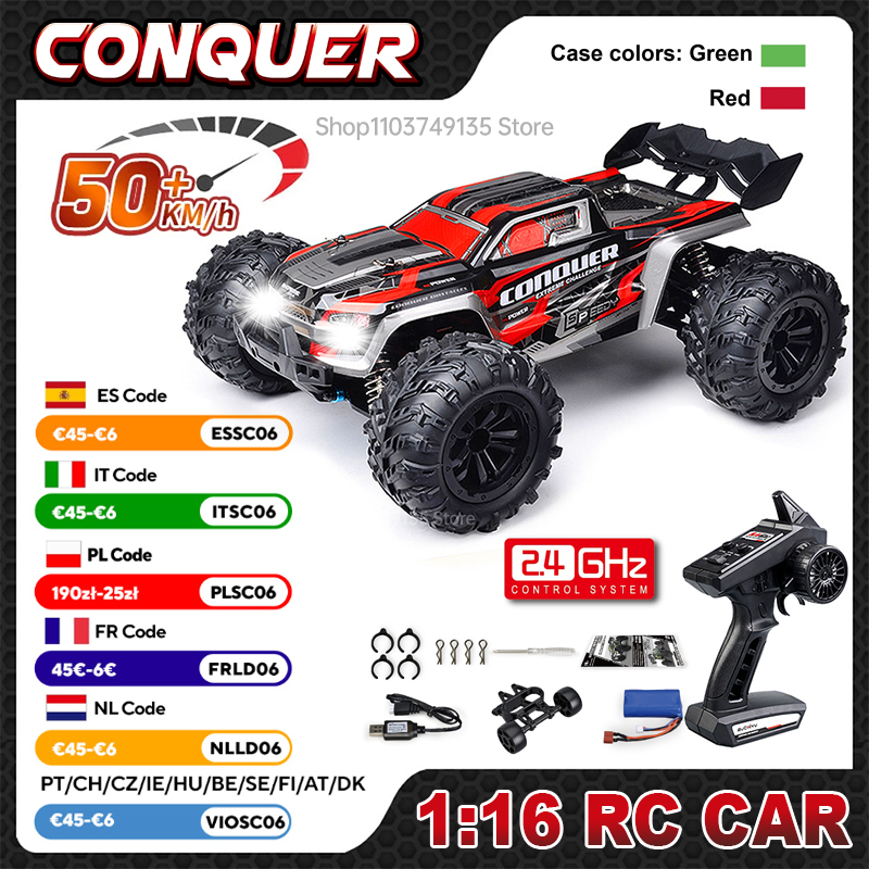 Rc Hobby Grade Cars - WLtoys Mobil RC Besar Skala 1:16