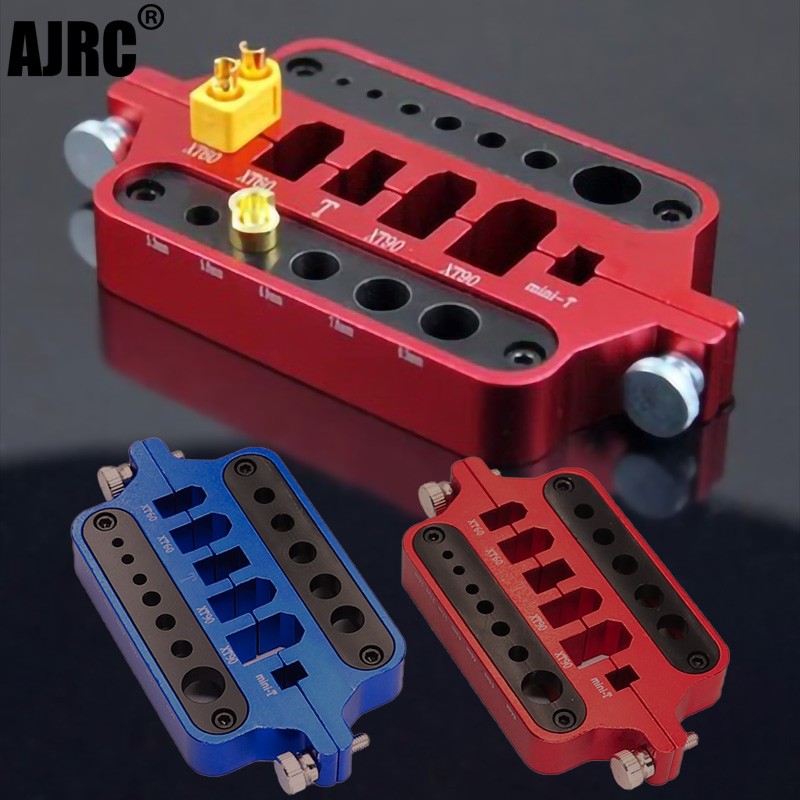 Rc Hobby Desk - Pemegang Alat Solder Merah Mini Logam