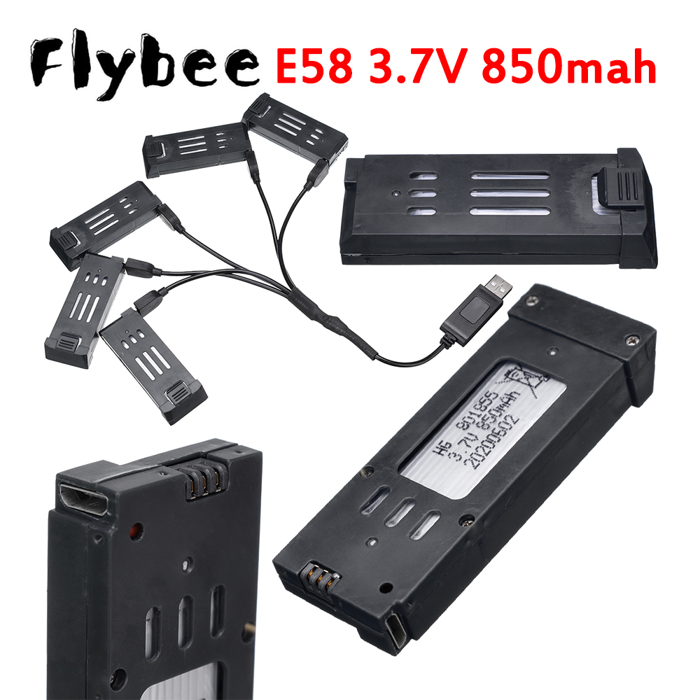 Rc Hobby Drone - Baterai Drone RC 3.7V 850mAh untuk