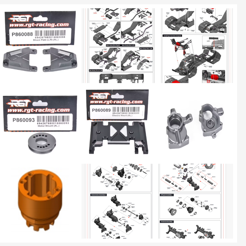 Rc Hobby Grade Crawler - Suku Cadang RGT P860086 P860088 P860089