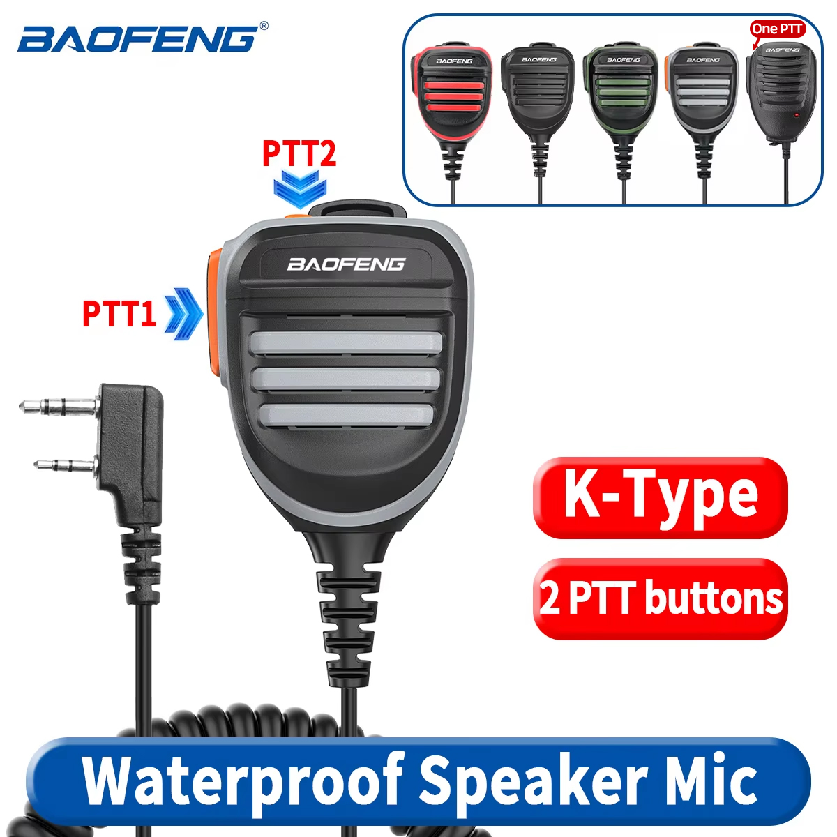 Rc Drift Car Brushless - BaoFeng BF-780 mikrofon Speaker tahan air