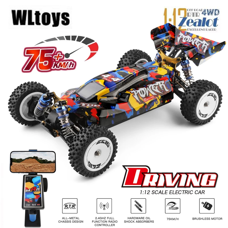 Rc Hobby Pro - WLtoys mobil RC 124017, mainan Drift