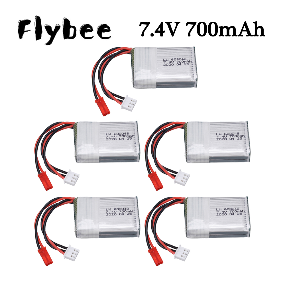 Rc Hobby Drone - Baterai Lipo 7.4V 700mAh 25c untuk