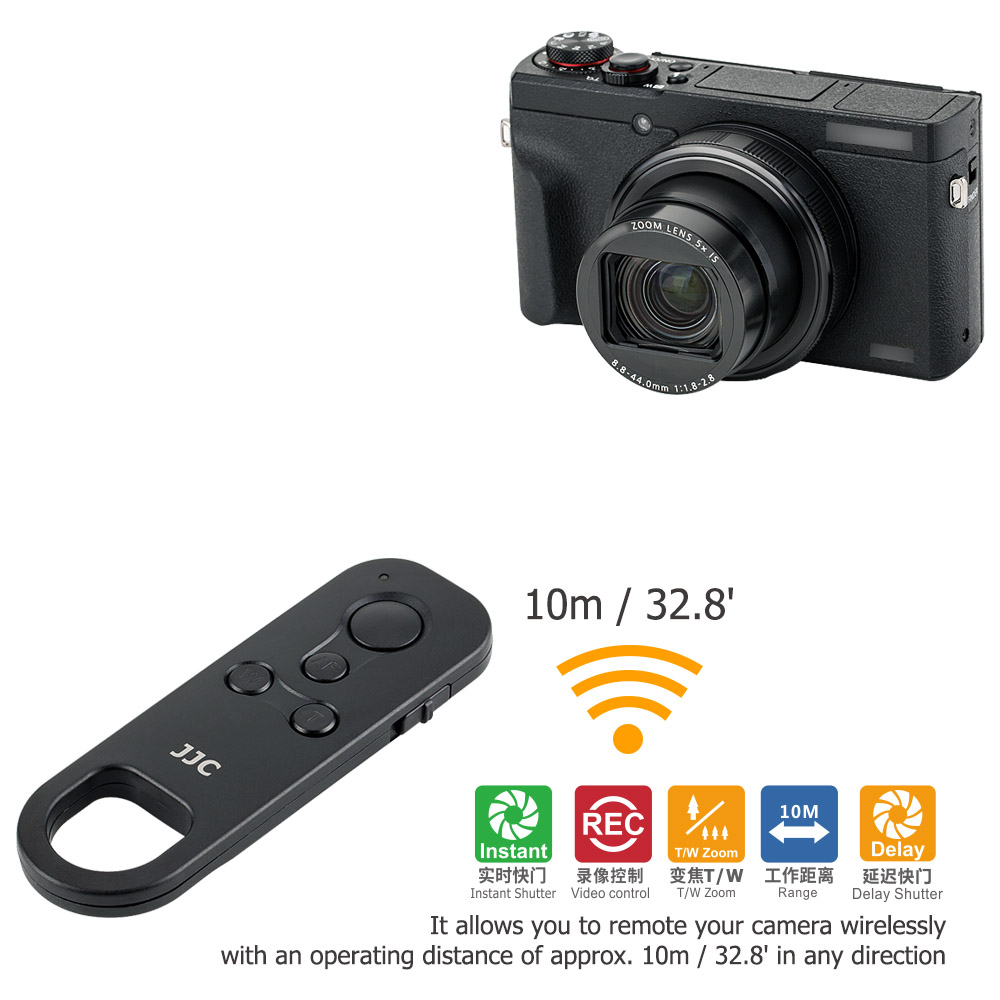 Canon Camera Eos M50 Mark Ii - JJC BR-E1 Remote Control Bluetooth untuk