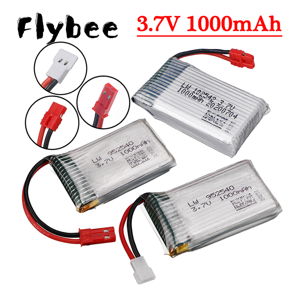 Rc Hobby Drone - Baterai Lipo 3.7V 1000mah Untuk Syma