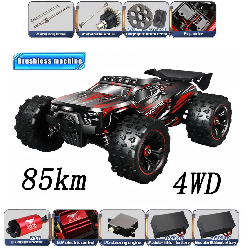 Rc Hobby Grade Cars - Mobil RC 4WD anak-anak, mainan Drift