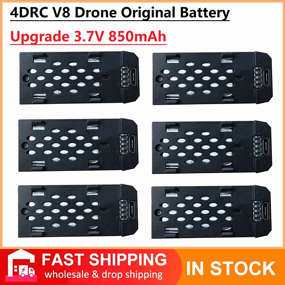 Rc Hobby Drone - Drone 4DRC V8 baterai asli 3.7V