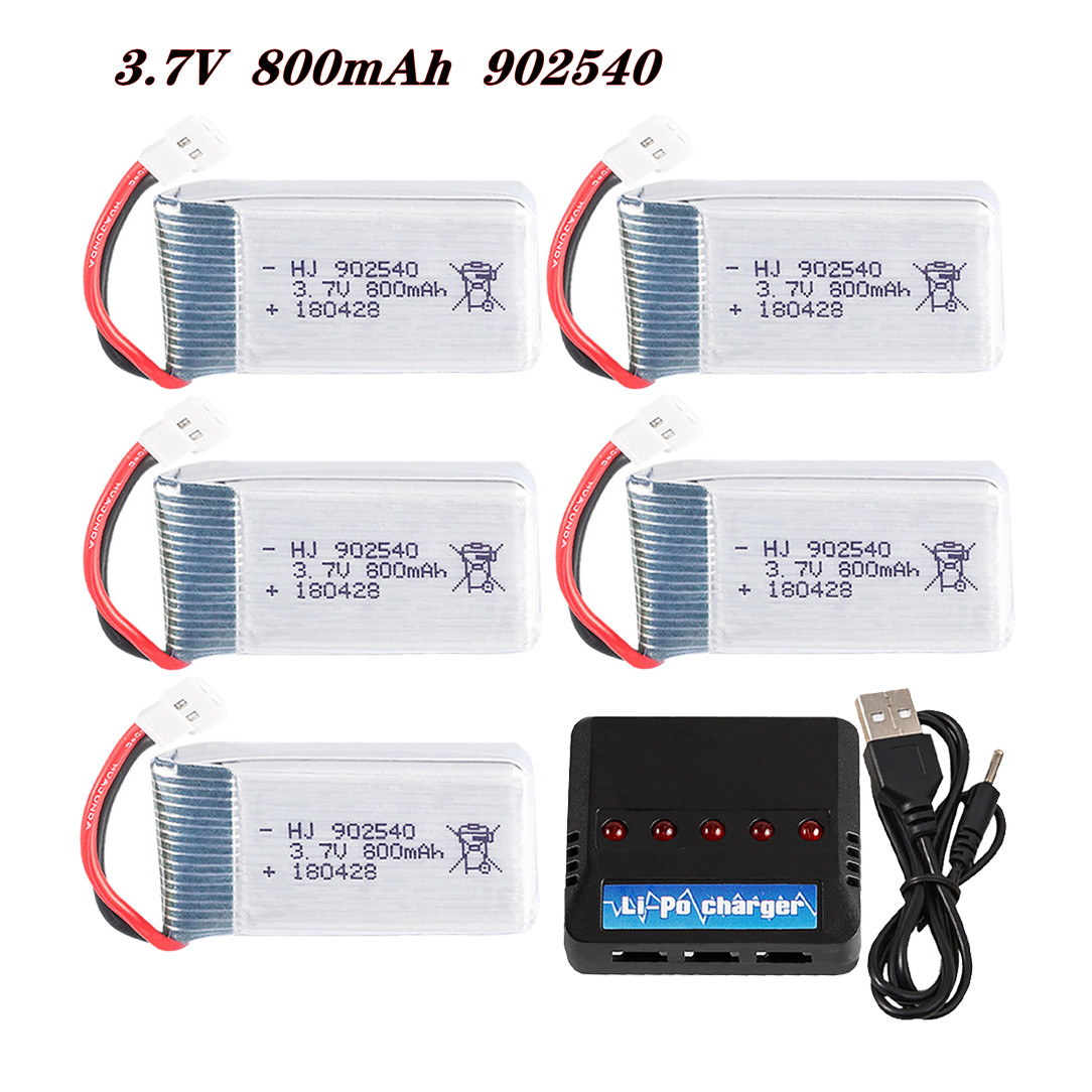 Rc Hobby Drone - Baterai Lipo 3.7V 800MAh 902540 25C