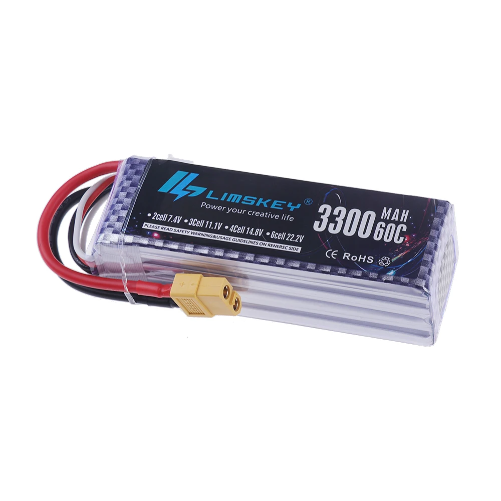 Baterai LiPo 4S 14.8V 3300mAh  - Rc Hobby Drone ulasan dan harga