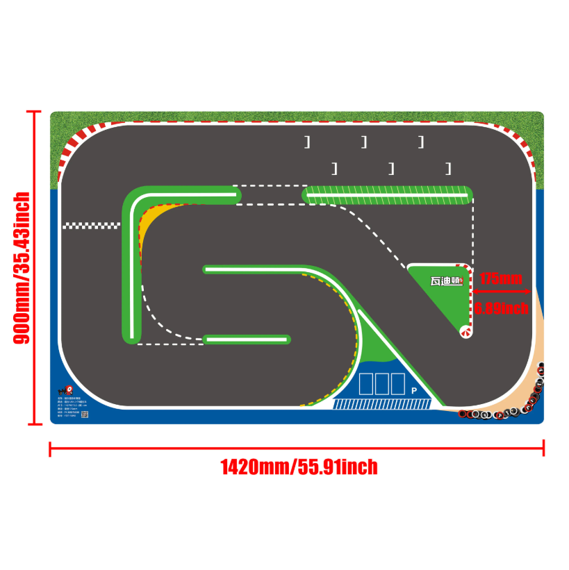 HSP 142x90cm 110x55cm Alas Lin - Rc Hobby Desk ulasan dan harga