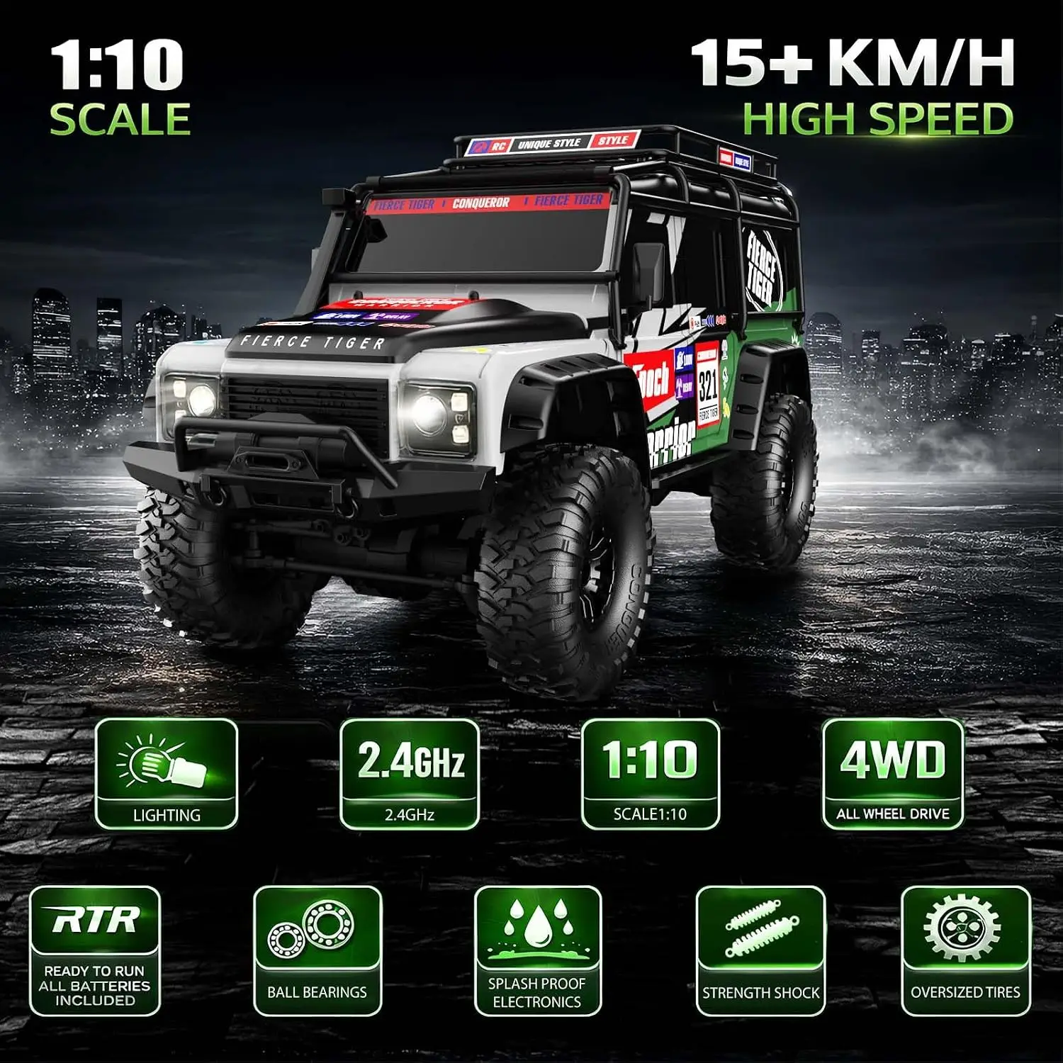 Mobil RC Crawler Skala 1/10 RT - Rc Hobby Grade Crawler ulasan dan harga