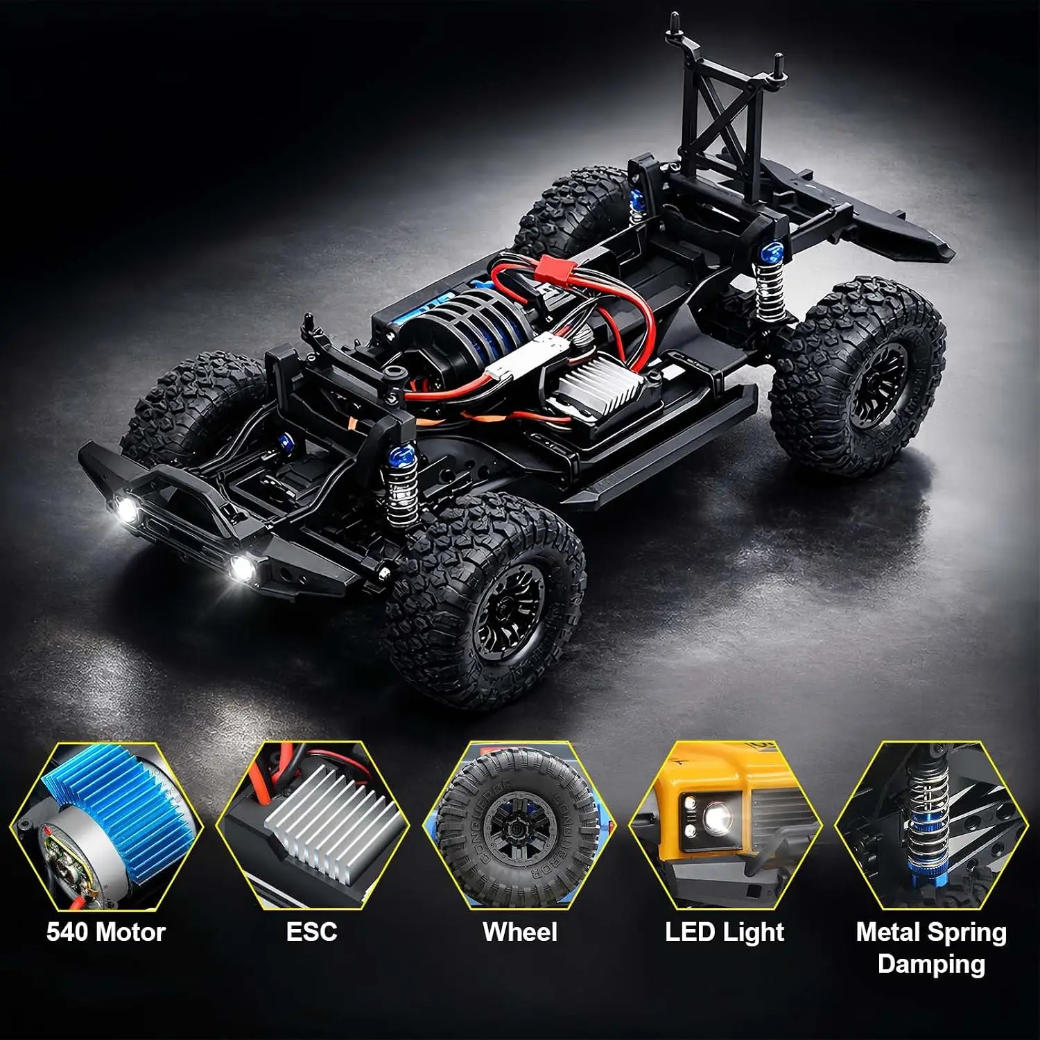 Mobil RC Crawler Skala 1/10 RT - Rc Hobby Grade Crawler ulasan dan harga