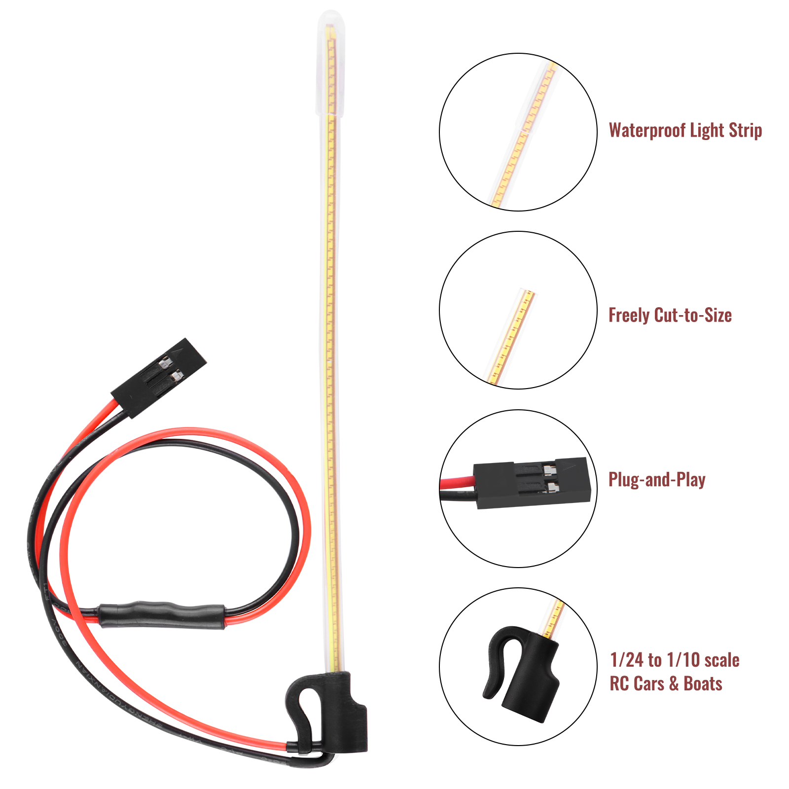 ModRax 2PCS Lampu Antena LED R - Rc Hobby France ulasan dan harga