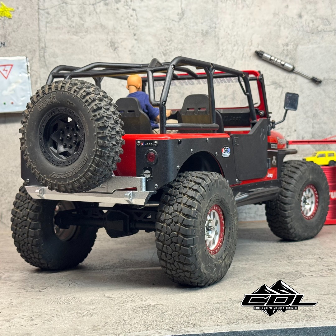 Set Bumper Belakang Logam Kust - Rc Hobby Grade Crawler ulasan dan harga