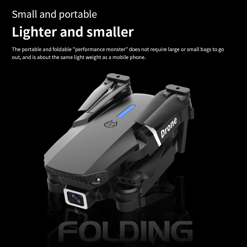 Drone Helikopter Mini E88 4k L - Eachine Drone E58 ulasan dan harga