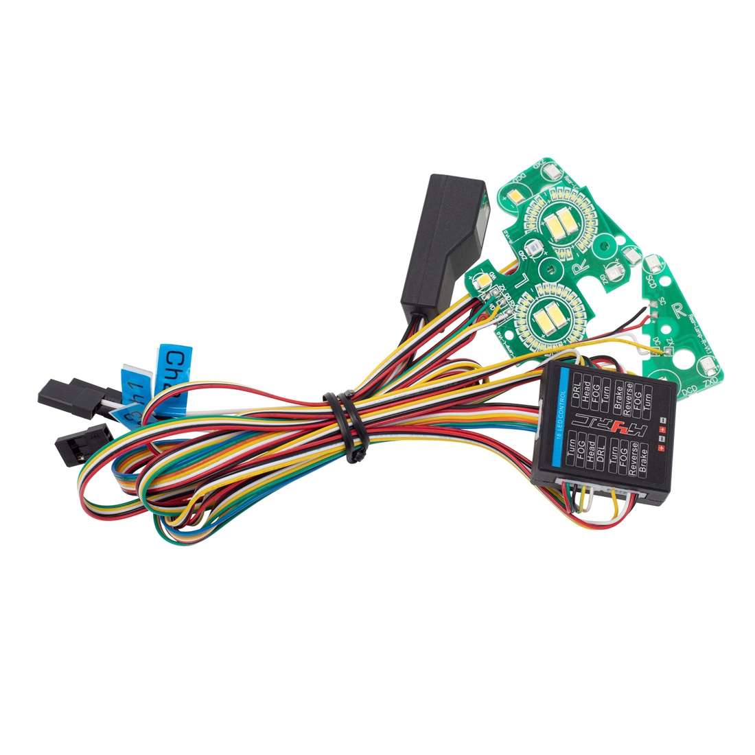 Sistem lampu LED depan & belak - Rc Hobby France ulasan dan harga