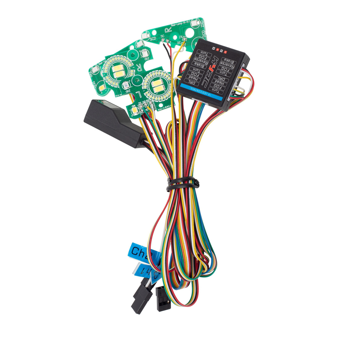 Sistem lampu LED depan & belak - Rc Hobby France ulasan dan harga