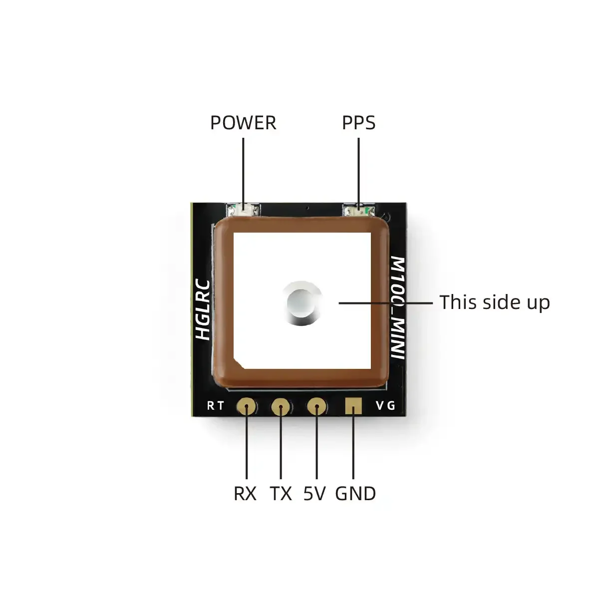 HGLRC M100 Modul GPS MINI M10  - Rc Hobby Drone ulasan dan harga