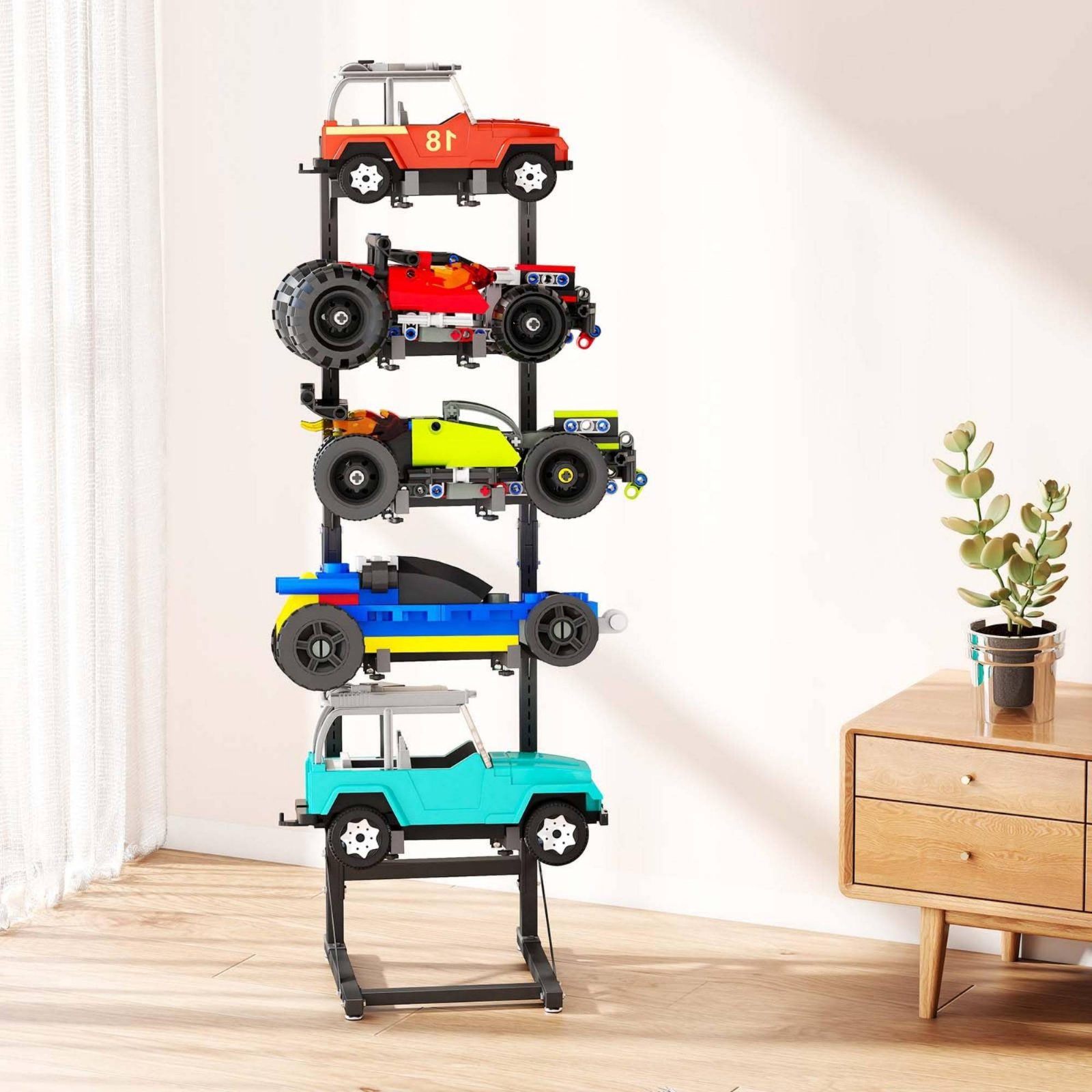 Rak Display Mobil RC Hemat Tem - Rc Hobby Garage ulasan dan harga